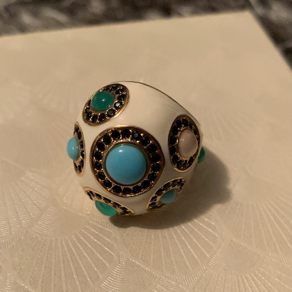 Cocktail Ring with Multi Gemstones